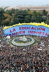La Iglesia católica y el PP se manifiestan en Madrid contra el Gobierno