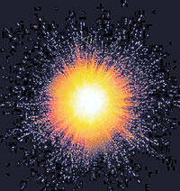 Astrofísicos de EEUU detectan la señal luminosa del 'Big Bang'