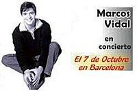 Barcelona: Marcos Vidal dará un concierto en octubre