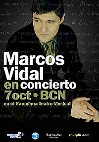 El concierto de Marcos Vidal en Barcelona recibe el apoyo de gran parte de las principales entidades evangélicas