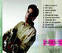 El cantautor David Garrido destina los beneficios de su CD «Quiero ser» a la ONG «Nuevos pasos»