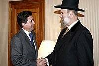 El gran rabino de Israel pide el «cariño» de los mallorquines