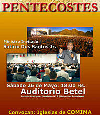 COMIMA organiza una celebración de Pentecostés en Madrid