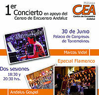 Primer Concierto en apoyo al Centro de Encuentro Andaluz