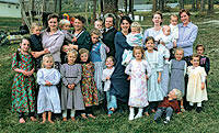 La gran familia poligámica de los mormones integristas