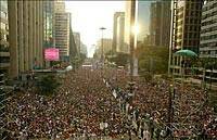 La «Marcha para Jesús» reúne a cuatro millones de evangélicos en Sao Paulo