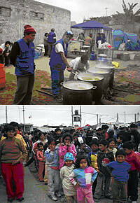 «Alimentando a los cinco mil», informe de la ayuda a Perú desde la Plataforma Evangélica