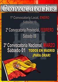 `España ora por España´ anuncia varias convocatorias de oración en todo el país