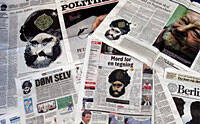 Diarios daneses publican caricaturas de Mahoma en protesta por complot para asesinar a su autor