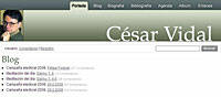 César Vidal estrena blog y página web propios