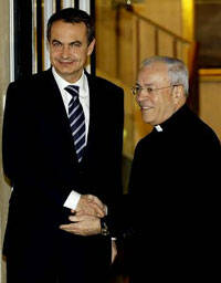 Zapatero asegura que los acuerdos con el Vaticano seguirán pero que se pueden ´evaluar´