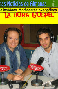 El grupo Blessed en el programa gospel de Almansa Uno Radio