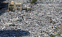 Los musulmanes celebran su Fiesta Grande en La Meca y en  todo el mundo