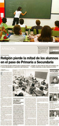 La religión evangélica duplica el número de estudiantes en Aragón en dos años
