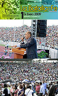 Santo Domingo: 30 mil personas en el encuentro anual evangélico de Año Nuevo
