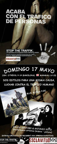 Esclavitud XXI y Stop the traffik luchan con firmas y un concierto contra el tráfico humano