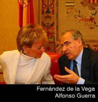 Fernández de la Vega anuncia `un gran debate social´ sobre la reforma de la Ley de Libertad Religiosa