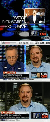 EEUU: gays y cristianos critican al pastor Rick Warren por una entrevista en CNN