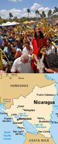 Nicaragua: gran aumento del número de evangélicos y descenso de católicos