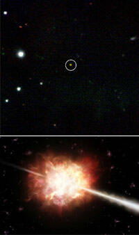 Astrónomos descubren el objeto cósmico más lejano de la Tierra
