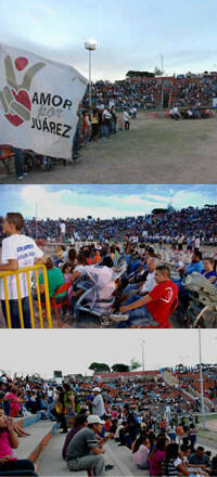 Ciudad Juárez: evangélicos  congregan 10.000 personas por la paz social de la ciudad