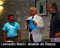 El Alcalde de Baeza recibe a los participantes en las Jornadas Internacionales