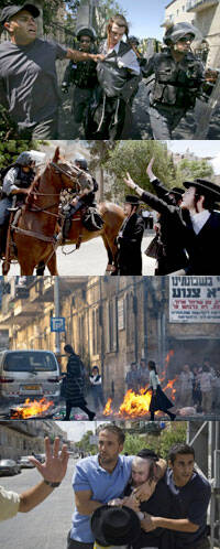 Rebelión de ultraortodoxos judíos ante la apertura de un parking en Jerusalén