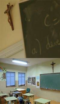 «No es lógico que haya símbolos religiosos en la escuela», según J. Mª Contreras