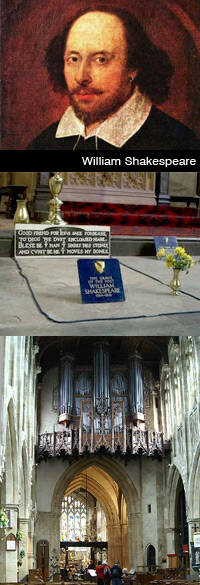 La tumba de Shakespeare, amenazada por un posible derrumbe del techo de la Holy Trinity Church