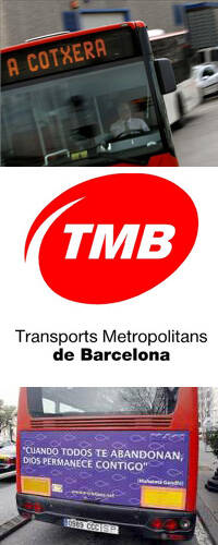 Los autobuses de Barcelona se cierran a la publicidad religiosa