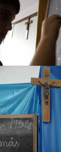 El tema de los crucifijos en las aulas sigue sin resolverse