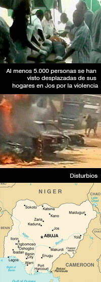 Violentos enfrentamientos de cristianos y musulmanes dejan cientos de muertos en Nigeria