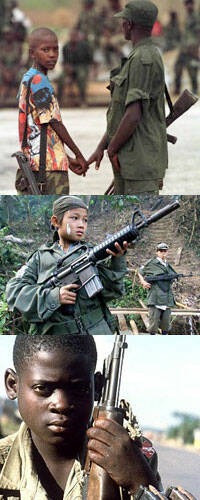 Hay más de 300.000 niños soldados en el mundo