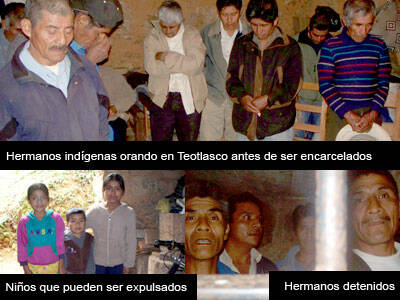 Más detenciones de indígenas evangélicos en México por no colaborar con fiestas católicas