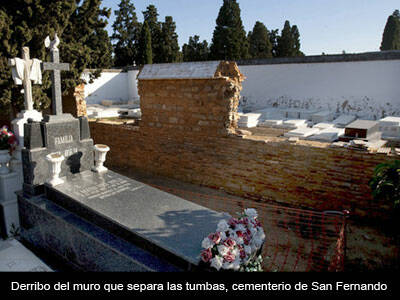 Sevilla derriba el muro que aislaba las tumbas de judíos, protestantes y otros «disidentes»