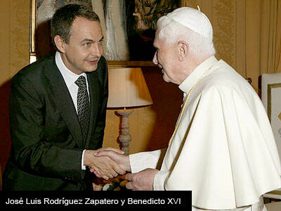 Confirmado: Zapatero prepara su visita al Papa para junio