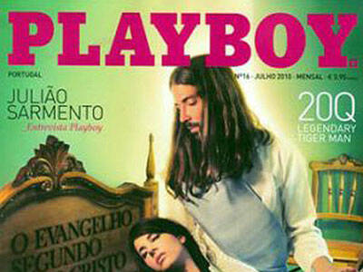 Un homenaje a Saramago en el Playboy portugués coloca a Jesús en un prostíbulo