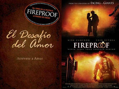 Llega `El desafío del amor´, libro del film `A prueba de fuego´ (Fireproof) para matrimonios en crisis