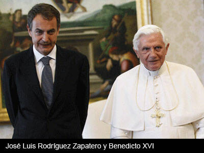 Zapatero no irá a la misa del Papa en Barcelona, y el PP se lo reprocha