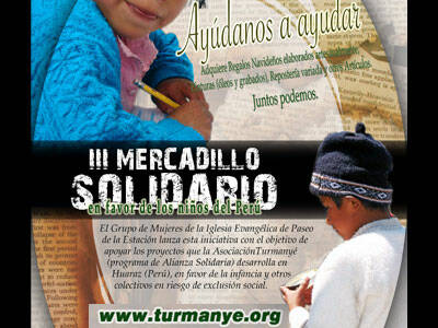 Salamanca: un año más el mercadillo solidario evangélico apoya a los `niños en la calle´ de Perú