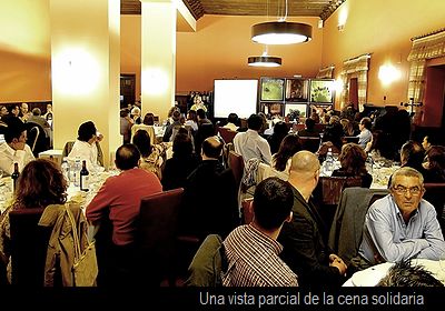 Concurrida cena solidaria en Salamanca por los niños de Turmanyé