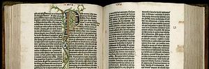 Una Biblia de Gutenberg descansa en Sevilla