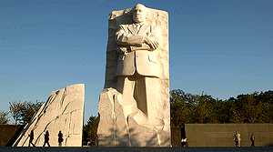 Dios, excluido del monumento memorial de Martin Luther King