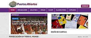 Puertas Abiertas lanza su nueva web en español