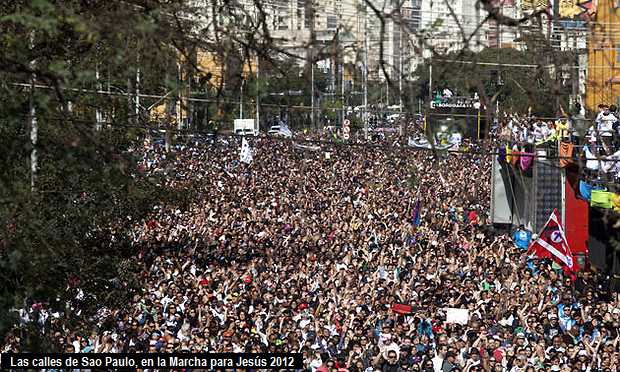 "Marcha para Jesús" con más de 5 millones de evangélicos