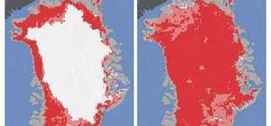 Groenlandia sufre un deshielo extremo