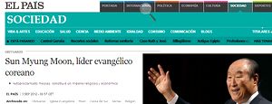 Alianza Evangélica al diario El País: Moon no era evangélico