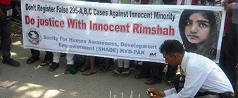 El caso de Rimsha Masih es derivado a un tribunal de menores