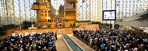 La ex Catedral de Cristal celebró su primer acto católico