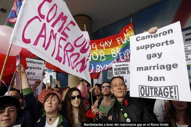 Cameron protegerá por ley a las iglesias cristianas que no quieran casar parejas gays